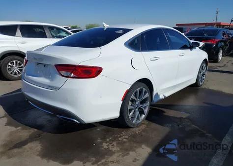 2016 Chrysler 200 C Platinum from USA, damaged, VIN 1C3CCCCGXGN181981